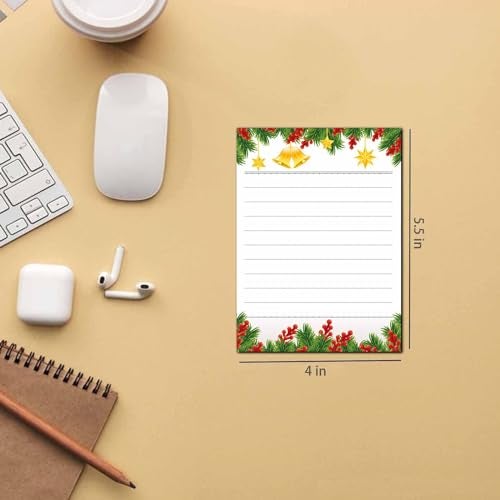 DUGUTUL 4 Christmas Notepads Holiday Notepads for Christmas Home School and Office Gifts - Image 3