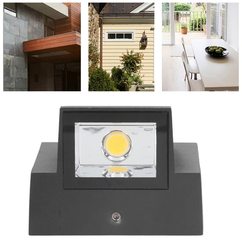 Wall Lamp: 3000K Warm Light IP67 Waterproof Aluminium Alloy - 40,000 Hours Long Life Easy Installation LED Decorative Light for Outdoor Garden Patio Yard Porch Indoor Bedroom Bathroom - Image 4