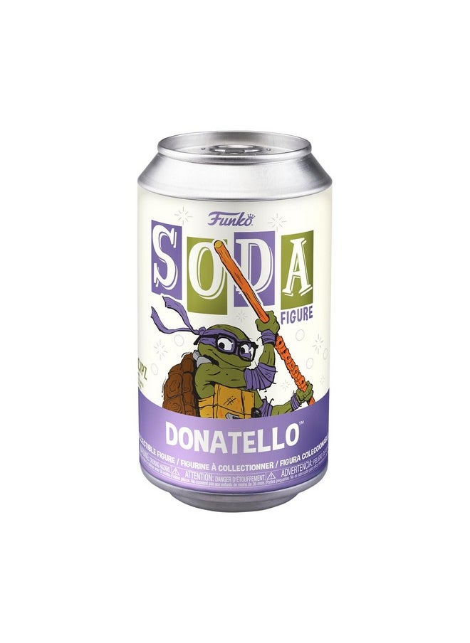 Funko Funko Vinyl SODA: Teenage Mutant Ninja Turtles (TMNT) - Donatello - 1/6 Odds for Rare Chase Variant - Collectable Vinyl Figure - Gift Idea - Official Merchandise  - Image 2