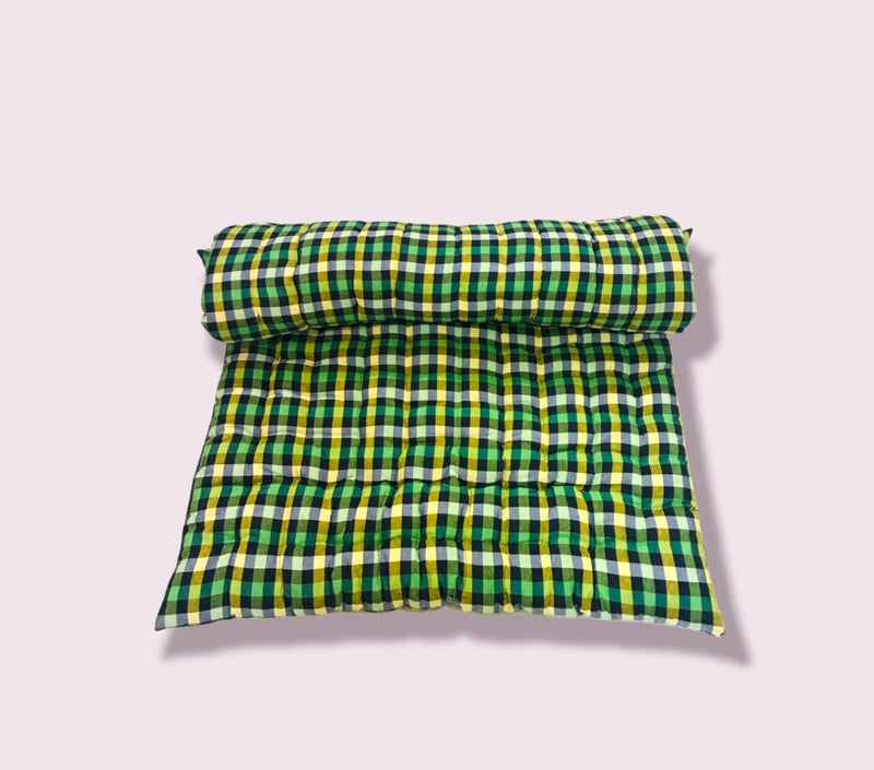 ATOOTFUSION Soft Cotton Foldable Light Weight Filled Single Firm Mattress| Gadda (Multicoloured, 1 Sleeping Capacity, 3 x 6 ft or 72 x 36 Inches) - Image 3