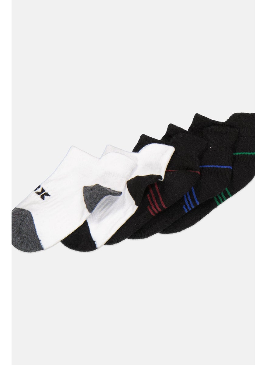RBX - Kids Boy 5 Pair Ankle Socks, Black - Image 1