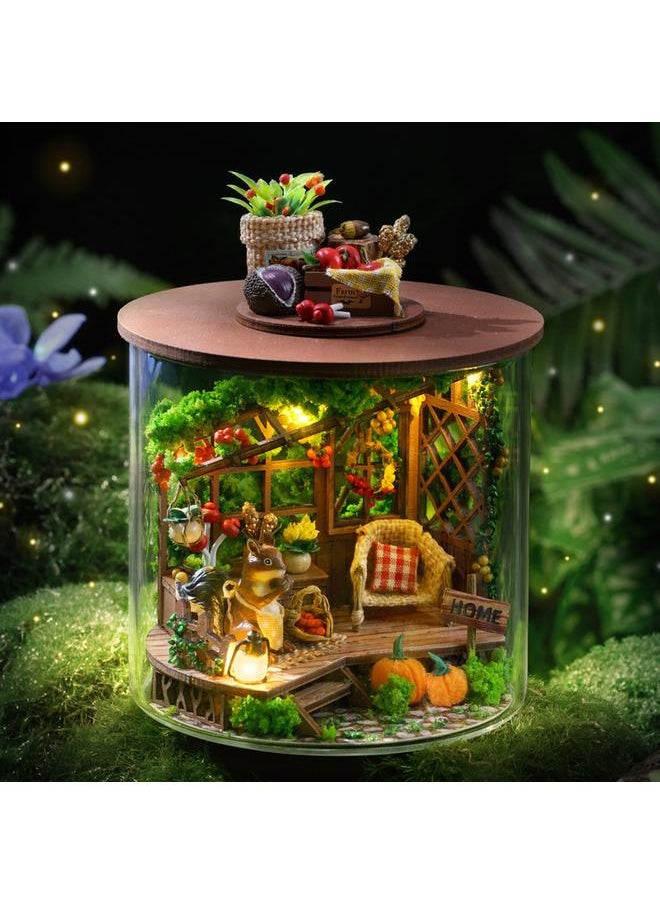 Bluejw - Zhiqu House Diy Cabin Dream Bottle Series Hand-assembled 3D Architectural Model Ornaments Gifts - Image 1
