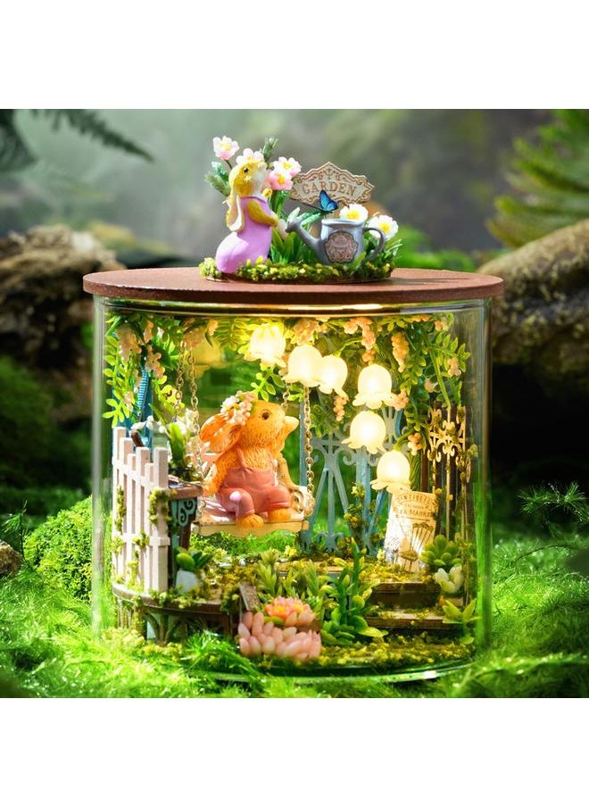Bluejw - Zhiqu House Diy Cabin Dream Bottle Series Hand-assembled 3D Architectural Model Ornaments Gifts - Image 1