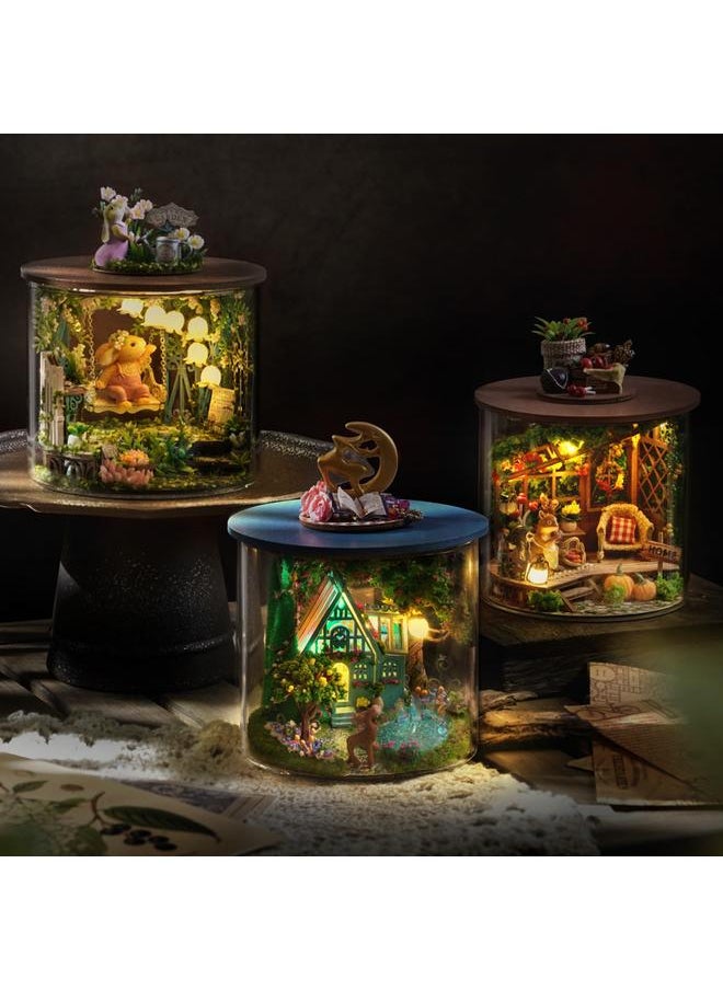 Bluejw - Zhiqu House Diy Cabin Dream Bottle Series Hand-assembled 3D Architectural Model Ornaments Gifts - Image 1