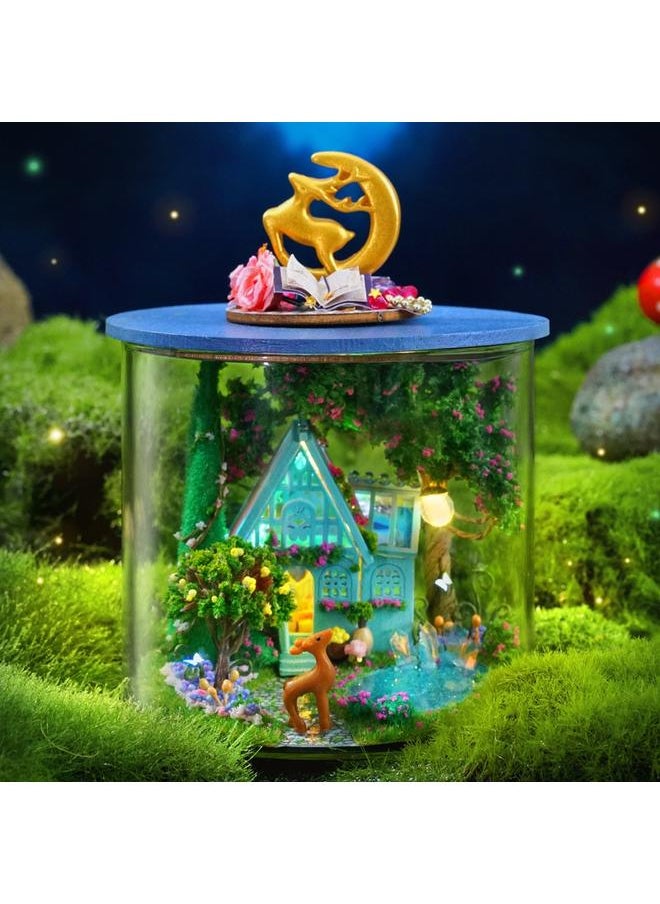 Bluejw - Zhiqu House Diy Cabin Dream Bottle Series Hand-assembled 3D Architectural Model Ornaments Gifts - Image 1