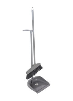 DELCASA Delcasa Dustpan and Brush with a Long Handle-DC3120  - Image 1