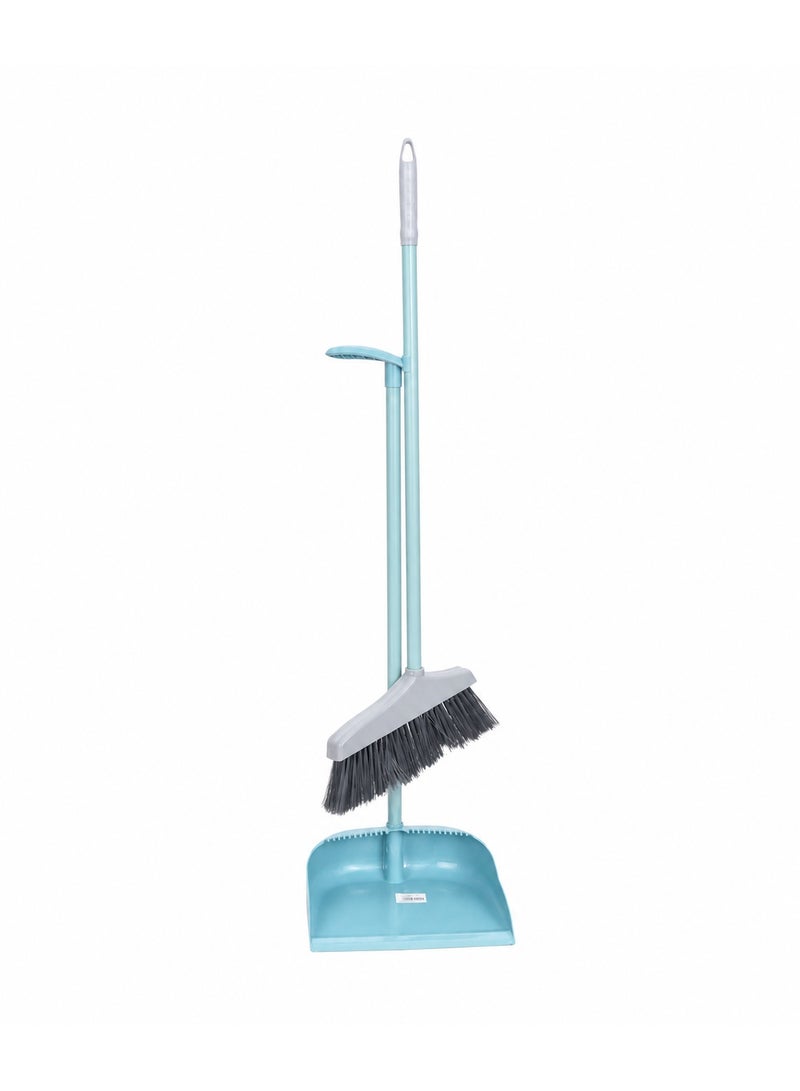 Delcasa Dustpan and Brush with a Long Handle-DC3120 assorted colour - Image 1