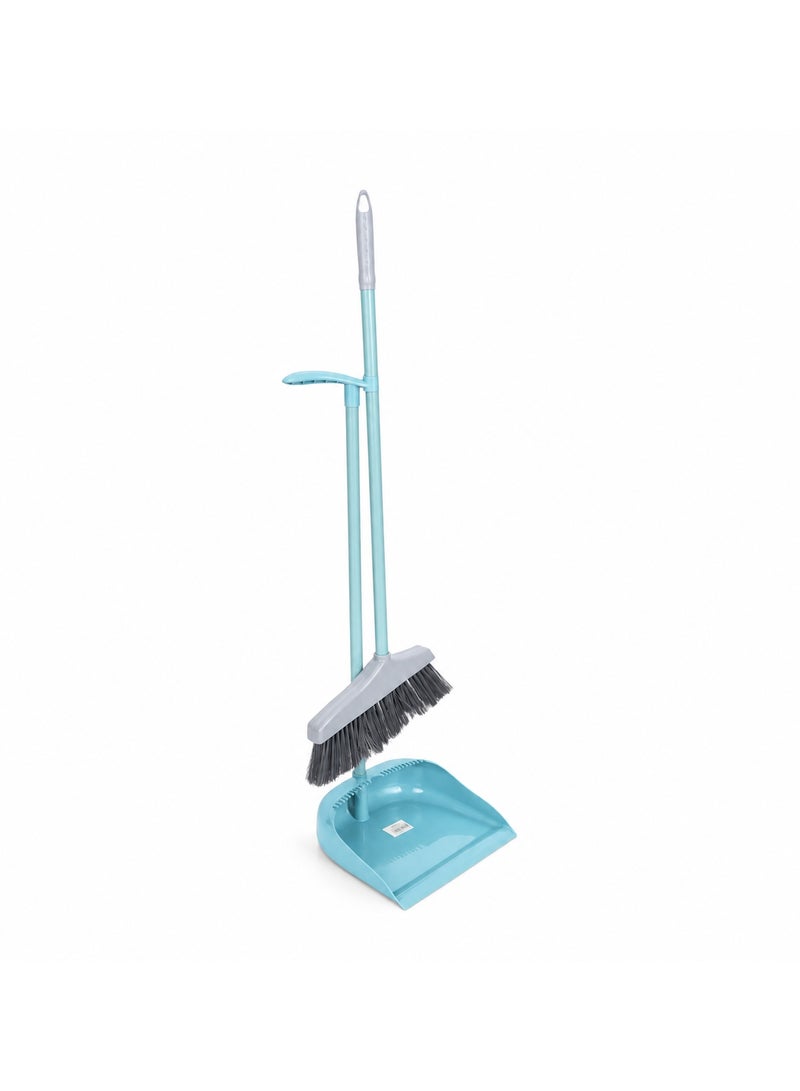 Delcasa Dustpan and Brush with a Long Handle-DC3120 assorted colour - Image 2