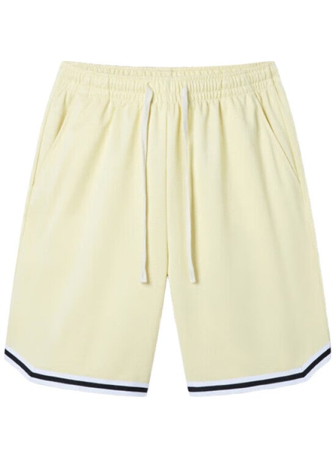 GENIOLAMODE Men'S Summer Thin Loose Sports Casual Shorts Straight-Leg All-Match Comfortable Drawstring Men'S Shorts - Image 1