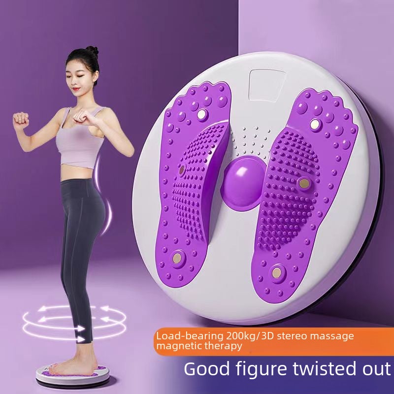 Generic Magnetic Waist Twister Exercise Board Green Magnetic Carton Twist Disc  - Image 1