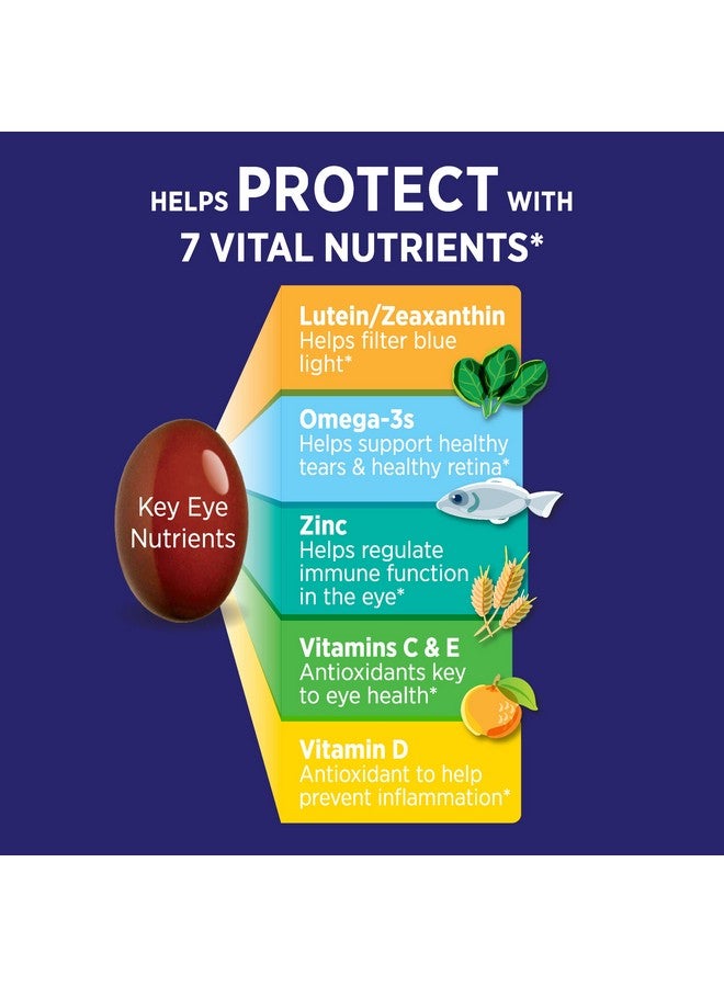 Ocuvite كبسولات جيلاتينية ناعمة لتحسين أداء العيون من شركة بوش + لومب، 30 كبسولة - Image 4