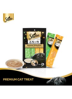 Sheba Melty Premium Lickable Creamy Cat Treats, Sasami Selection, Chicken Flavour And Chicken & Whitefish Flavours, 48 G, Lickable Creamy Treats, Ideal For Bonding, Adult  - Image 2