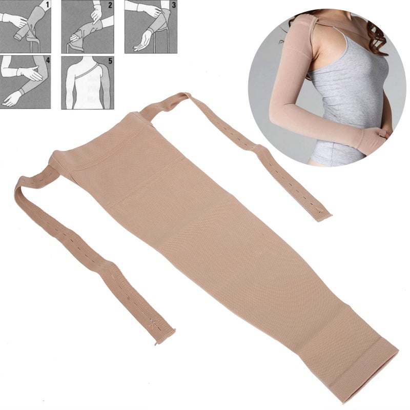 Post Mastectomy Compression Sleeve Elastic Arm Swelling Lymphedema Relief SleeveS - Image 1