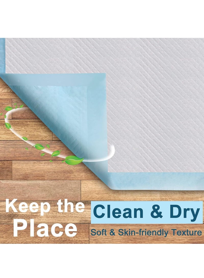 MahMir Disposable Absorbent Quick Drying Leak-Proof Pee Pads, Disposable Training Pads For Pets with 5 Highly Absorbent Layers, Puppy Pads For Potty Training For Pets 60X90cm, Pack of 25 Pieces - Image 4