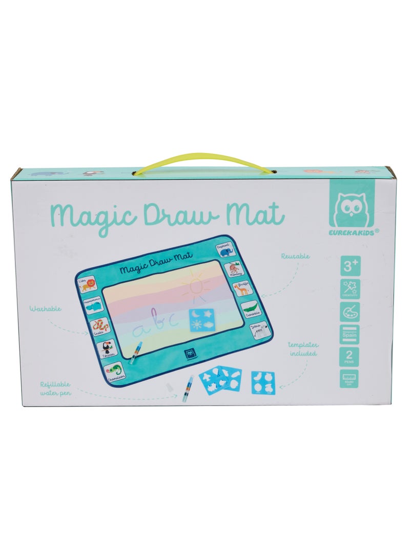 EUREKA KIDS Eurekakids Water Painting Magic Draw Activity Mat 60x80cm| Educational Toy for Toddler and Kids | Develop Creativity |Arts and Crafts | Includes 4 templates and Refillable Water Pen |For 3Y+ - Image 3