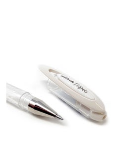 Uniball 4-Piece Signo Roller Pen 0.7mm Tip Angelic White Ink  - Image 3