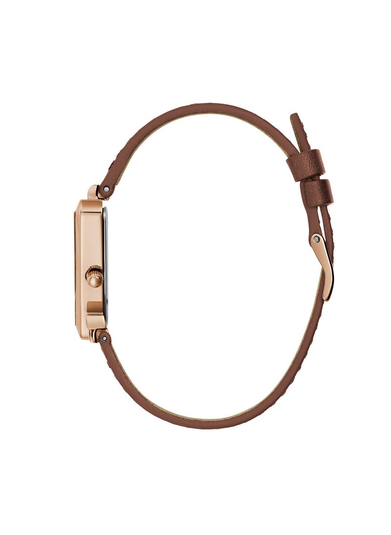 GUESS - Guess Women's Triangle Analog Rose Gold Tone Case Quartz Watch - GW0548L2 - Image 1