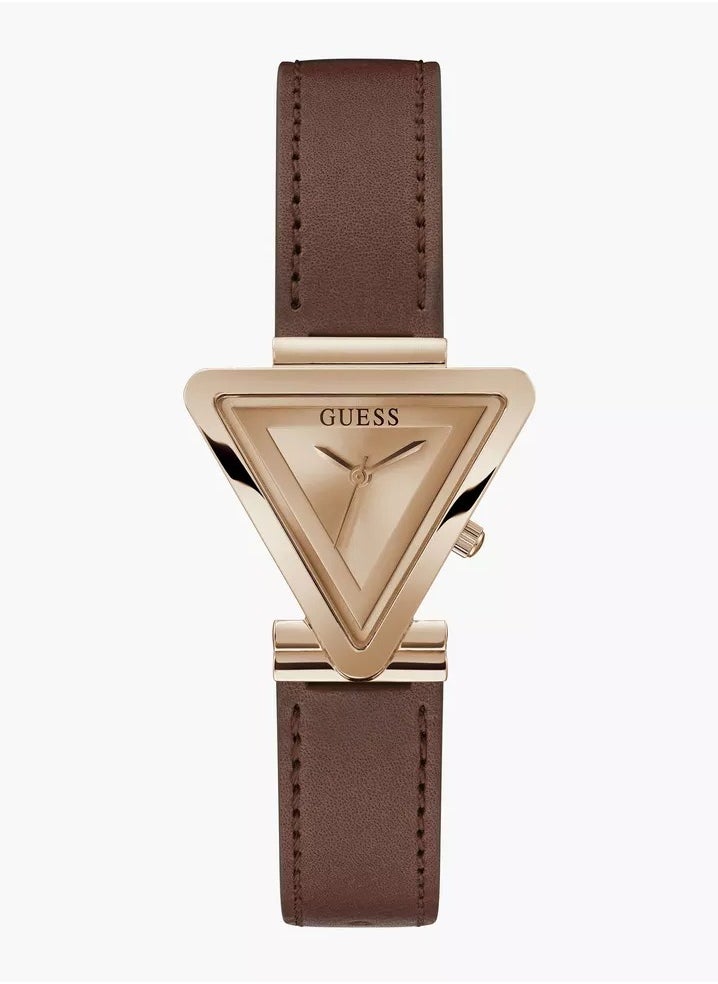 GUESS - Guess Women's Triangle Analog Rose Gold Tone Case Quartz Watch - GW0548L2 - Image 1