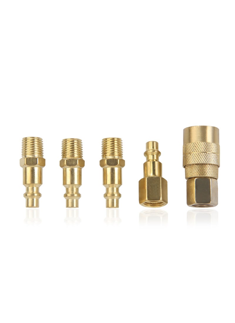KSEIBI Industrial Quick Coupler 5-Pc. Tungsten Carbide Tip, Bits for Wood, Doors, Woodworking. Pneumatic Tools, Air Compressor, Offering Quick and Efficient Connections Between Pneumatic Tools, Hoses.  - Image 2