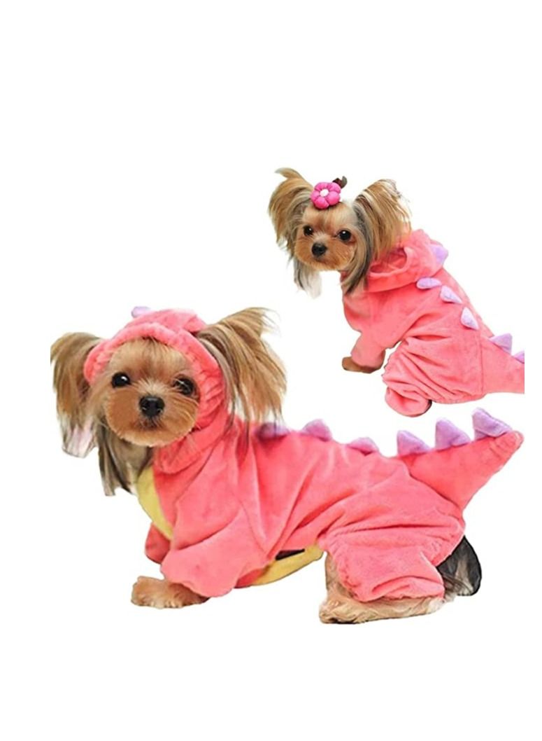 SYOSI Dog Cat Dinosaur Costumes Pet Costume Pet Cosplay Dress Funny Dinosaur Costume Pet Dinosaur Hoodie for Small Dogs  - Image 1