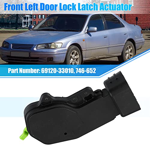 X AUTOHAUX Front Left Power Door Lock Actuator 69120-33010 for Toyota Camry A/T LE XLE 1997-2001 LH Front Left Driver Side Door Lock Latch Actuator Only - Image 2