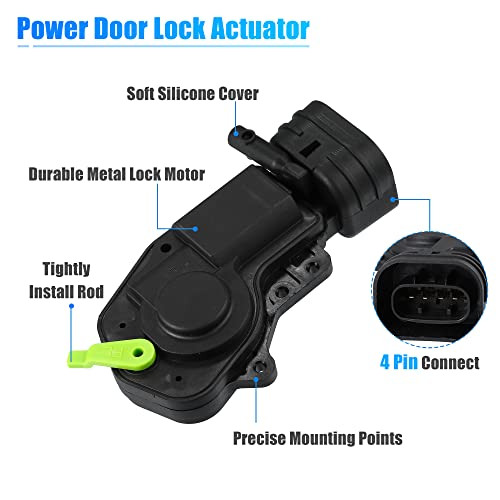 X AUTOHAUX Front Left Power Door Lock Actuator 69120-33010 for Toyota Camry A/T LE XLE 1997-2001 LH Front Left Driver Side Door Lock Latch Actuator Only - Image 4