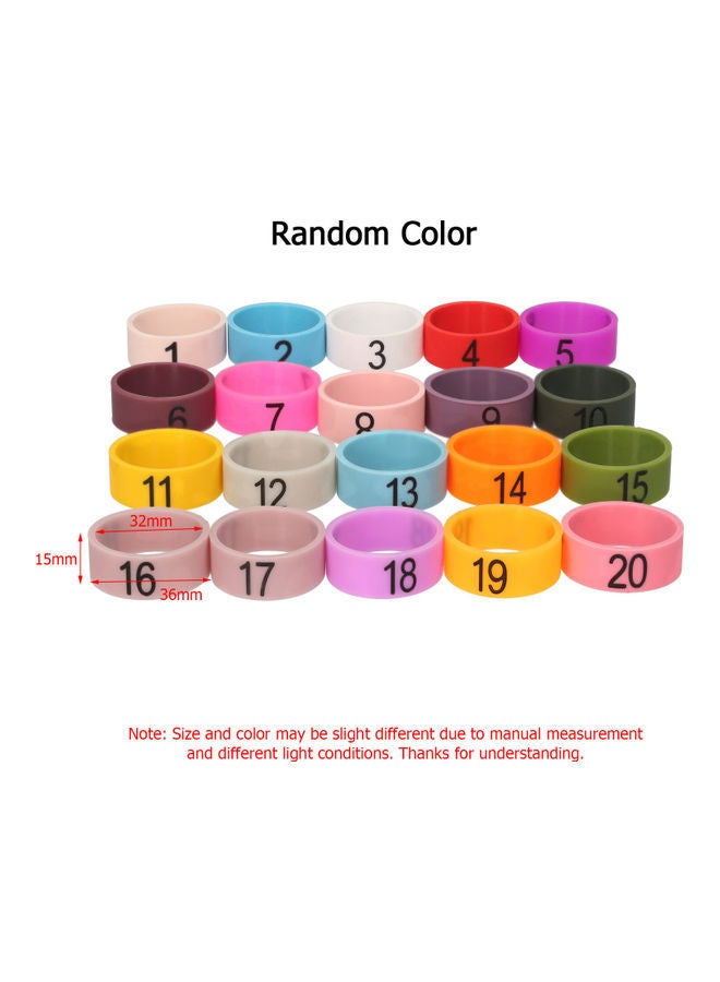 NIBEMINENT 20-Piece Microphone Soft Silicone Ring - Image 4