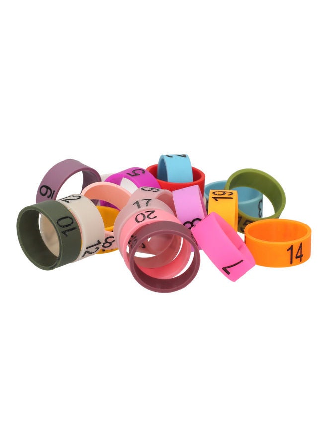 NIBEMINENT 20-Piece Microphone Soft Silicone Ring - Image 3