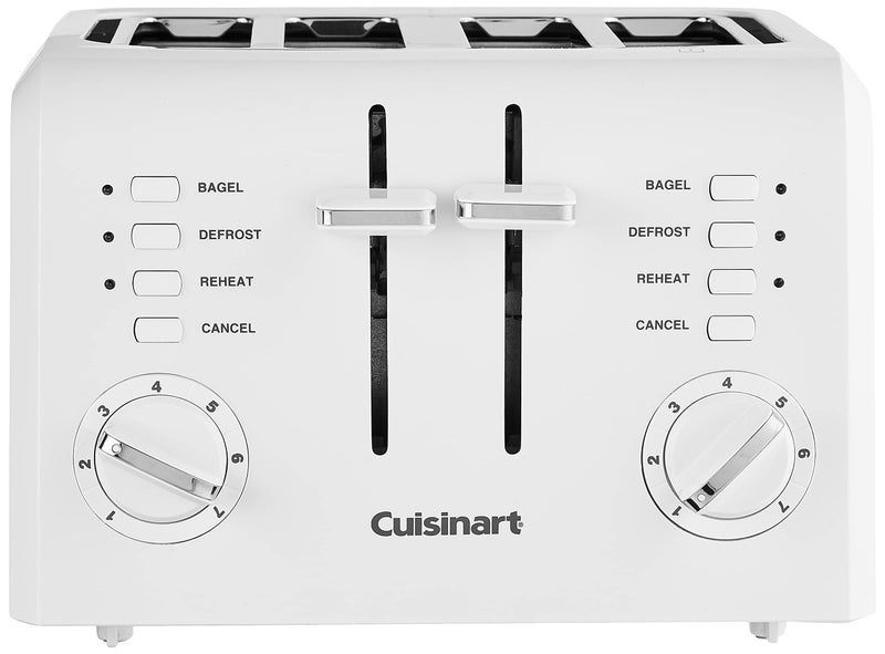 Cuisinart CPT-142P1 4-Slice Compact Plastic Toaster, White - Image 2