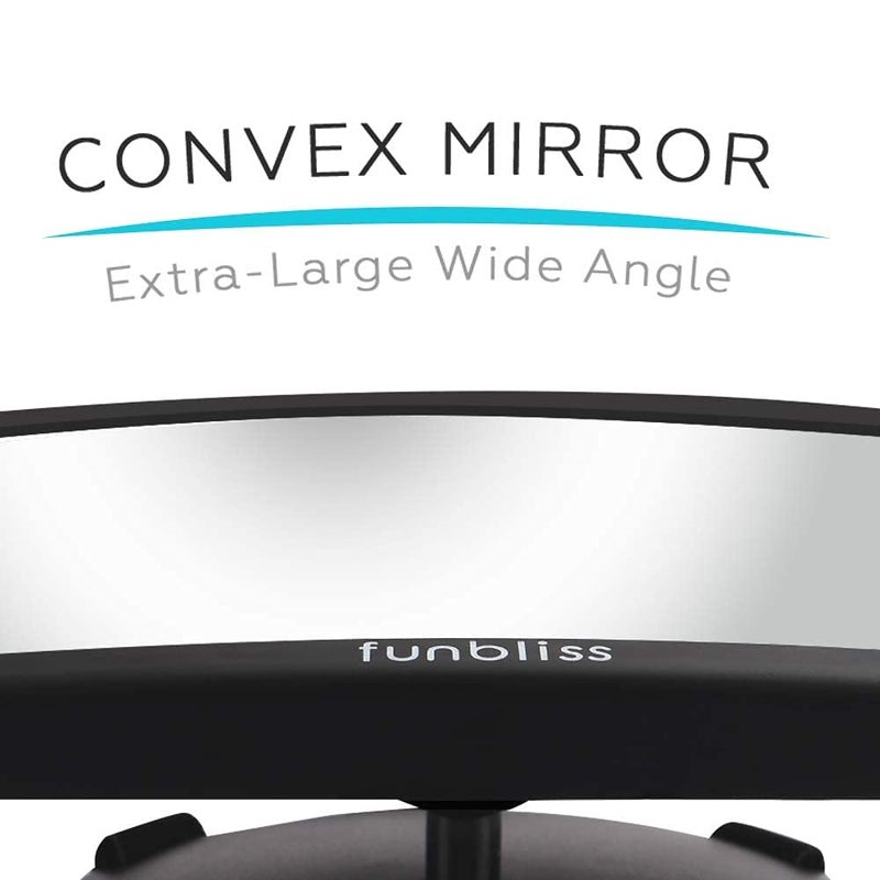 Funbliss Rear Facing Car Seat Mirrors - Shake-proof & Shatterproof Baby Car Mirror for Backseat - Clear Wide View, Easy Install, 2 Pack for Multiple Kids - Image 3