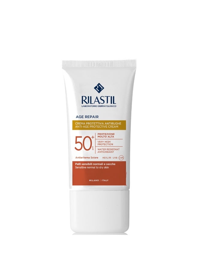 Rilastil Age Repair Cream Protettive Antirughe Anti-Age Protective Cream +50 SPF - 40 ml - Image 2