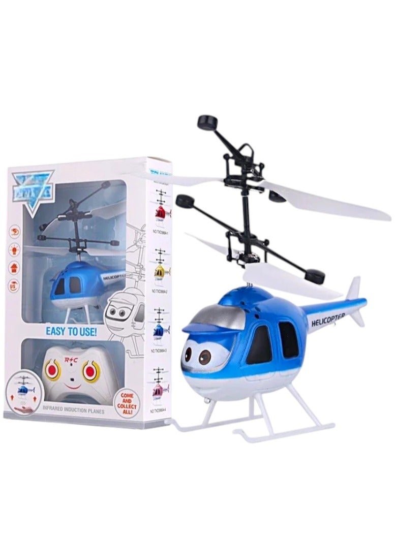Rc Induction Helicopter With Gyro And Light Assorted Colors - Image 1