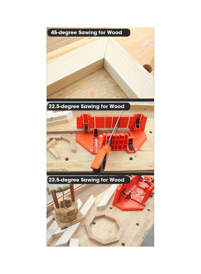 NIBEMINENT Wood Working Mitre Box Orange - Image 3