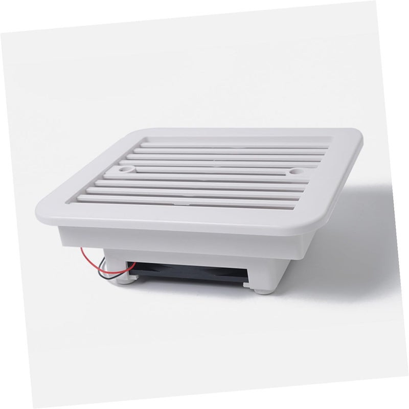 12V 8 Inch RV Exhaust Fan Silent Bathroom Roof Vent Replacement for Camper Garage - Image 5