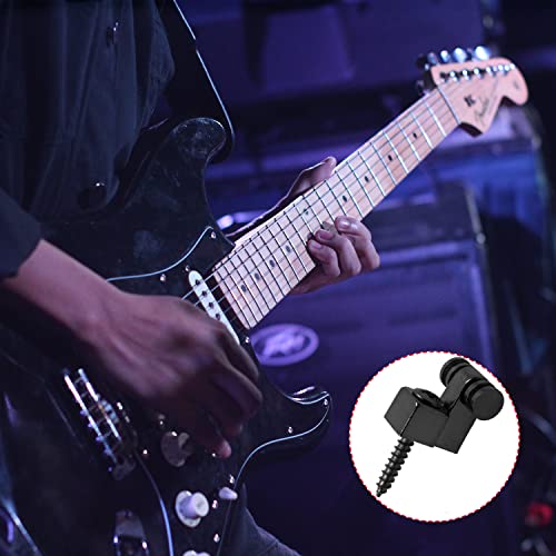 MAXCHEER Roller Guitar String Trees Guides Retainer for Fender Strat Stratocaster Tele Telecaster Electric Guitar，Pack of 4 (Black) - Image 5