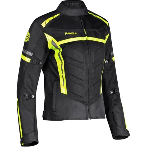 PANDA CYCLE GEAR Women's Motorcycle Jacket CE Armor for Enduro and Dual sport All Season Waterproof Touring Biker Jacket for Women|Green-4XL - Image 1