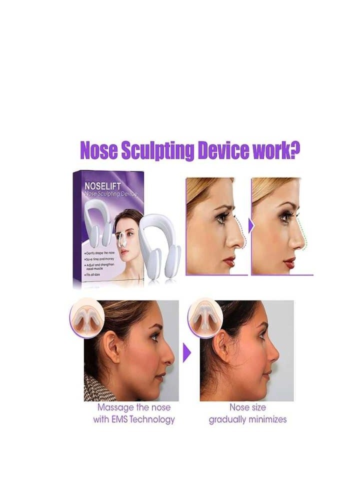 Noselift Nose Sculpfing Device, With 10 Minutes of Daily Use, Takes On Loose Cartilage and Skin On The Nose's Tip, Giving You a Firmer and More Youthful Appearance, Comfortable and User-Friendly - Image 2
