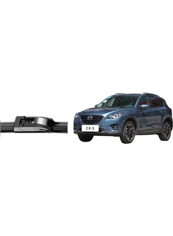 YITU Mazda Cx5 Dedicated Frameless Wiper Blades For Mazda Cx-5 [2013-2015 Models], Windshield Wipers, Original Size Car Wiper Blades (1 Pair), Rubber Strips - Image 1