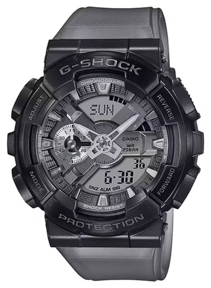 G-SHOCK ساعة يد انالوج-رقمية بسوار من الراتنج مقاومة للماء GM-110MF-1ADR