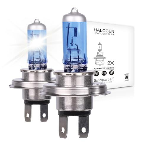 Sinoparcel Sinoaprcel H7 Halogen Headlight High or Low Beam,Fog Light Bulb,200% Brighter 5000K White Replacement for Standard 55W Bulb,Pack of 2 - Image 1