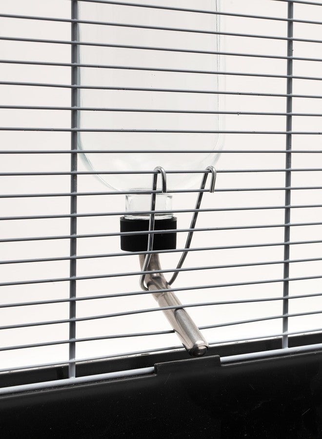 ليكسيت زجاجات مياه ليكسيت المقاومة للمضغ ذات الجوانب المسطحة للأرانب، والنموس، والجرذان، والطيور، والهامستر، وخنازير غينيا، والشنشيلات، والجرذان، وغيرها من الحيوانات الصغيرة (26 أونصة شديدة التحمل) - Image 4