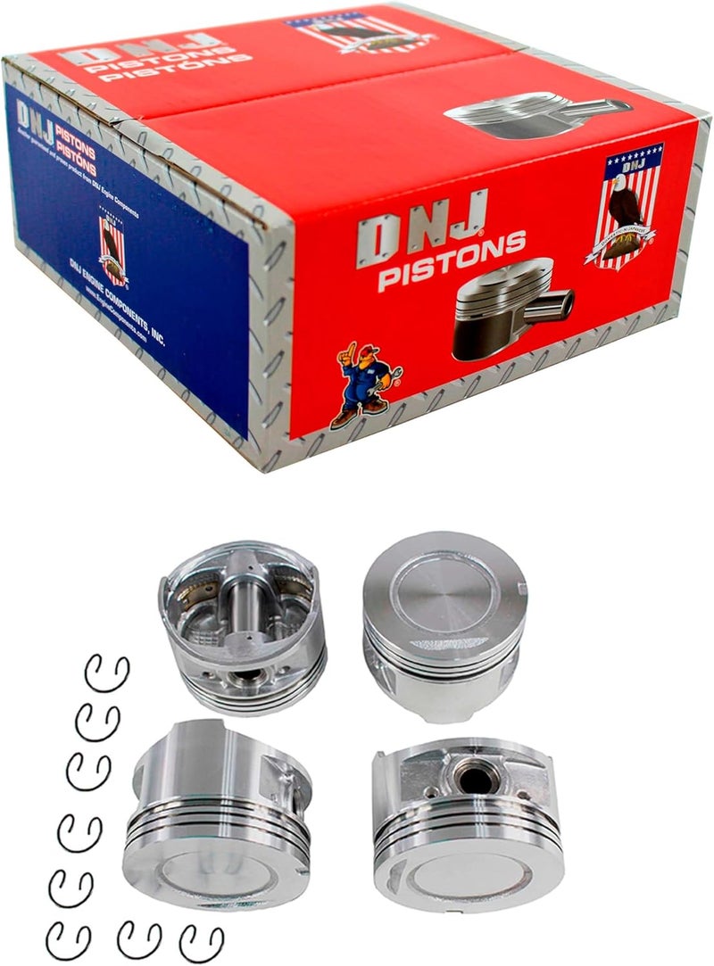 DNJ P900.20 Oversize Piston Set for 1985-1995 Toyota 4Runner Celica Pickup 2.4L L4 8V SOHC 2366cc - Image 1