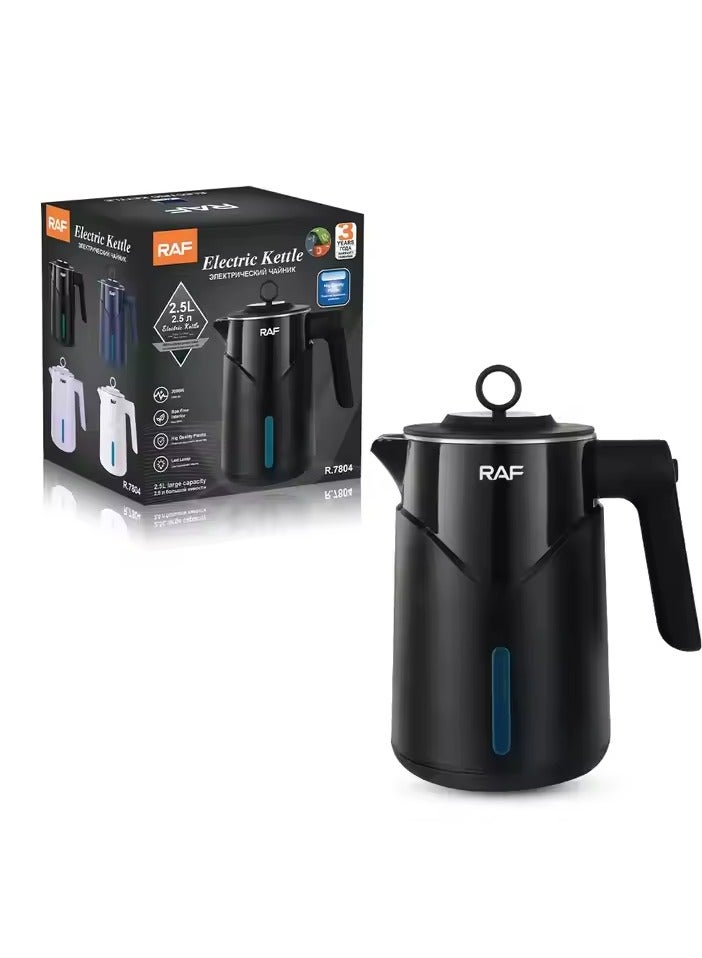 آر إيه أف راف غلاية كهربائية 2000 وات 2.5 لتر R.7804 اسود - Image 1