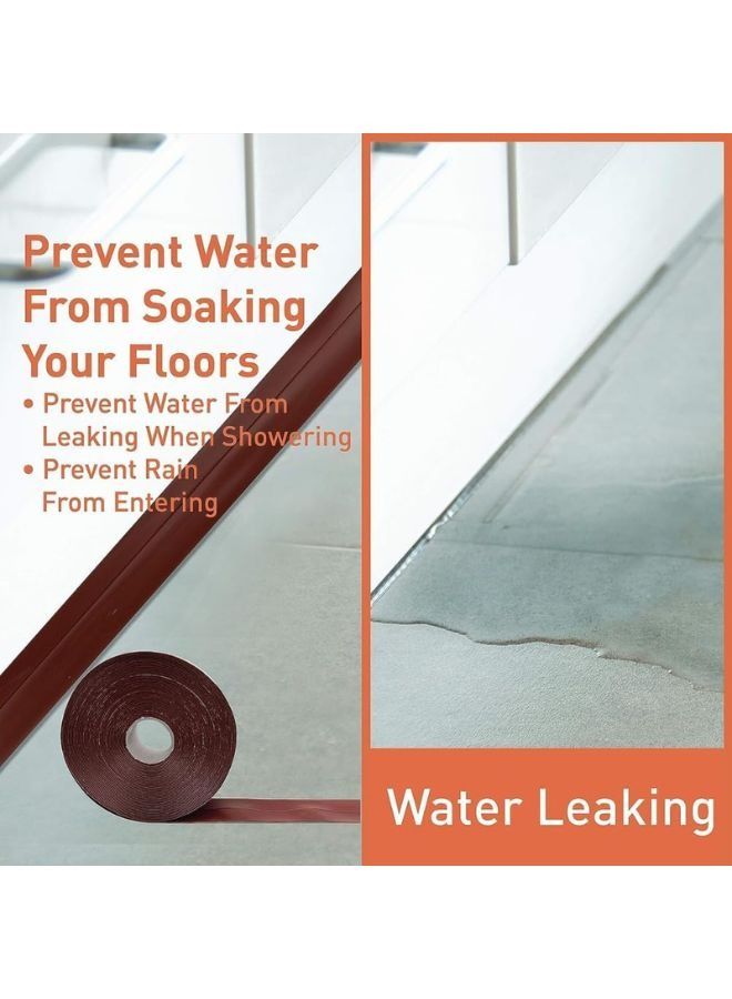 TEGRILO Weather Stripping Door Seal Silicone Door Bottom Seal Soundproof Weather Stripping Anti Collision Adhesive Solid Seal Strip for Doors and Windows Gaps - Image 4