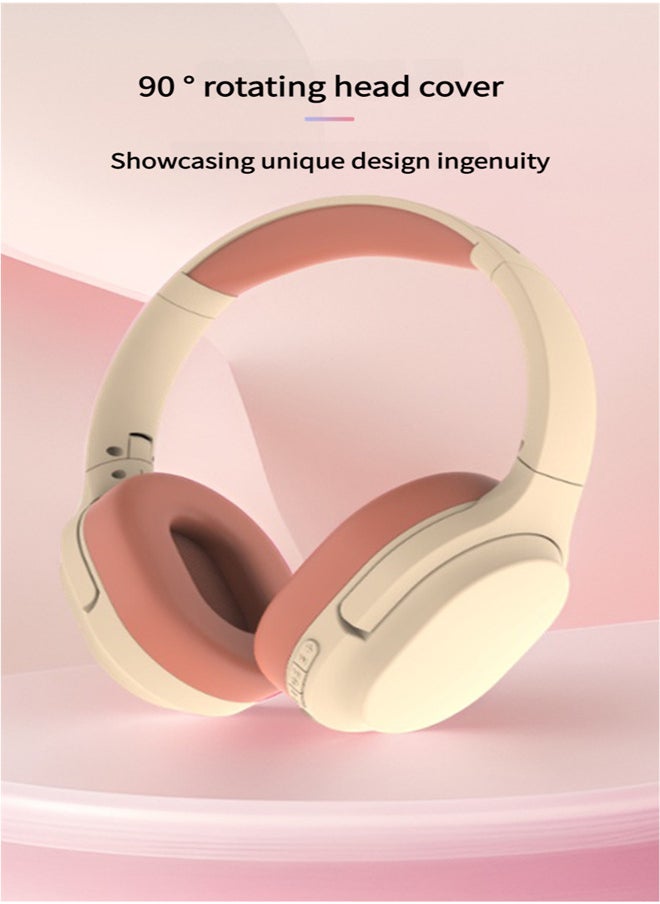 beteno - Bluetooth 5.4 Headphones Over-Ear Lightweight Wireless Headphones Hi-Fi Stereo Foldable for Games, Running, Travel - Image 1