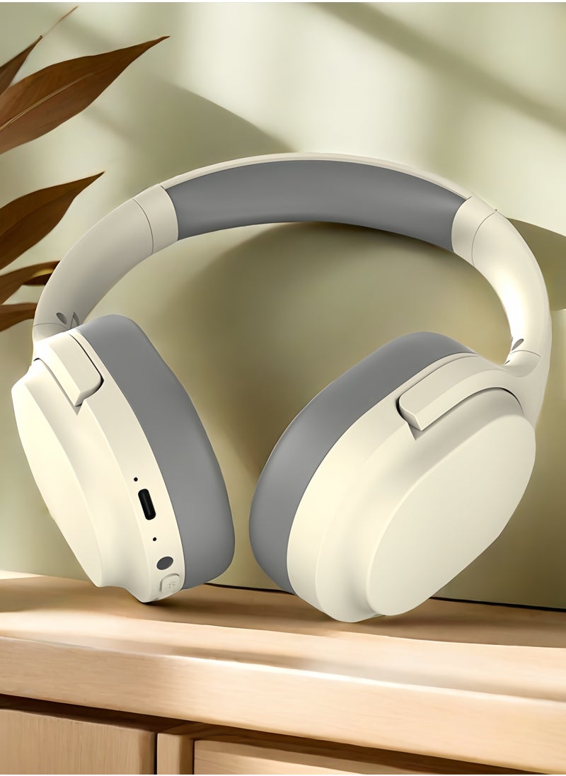 beteno - Bluetooth 5.4 Headphones Over-Ear Lightweight Wireless Headphones Hi-Fi Stereo Foldable for Games, Running, Travel - Image 1