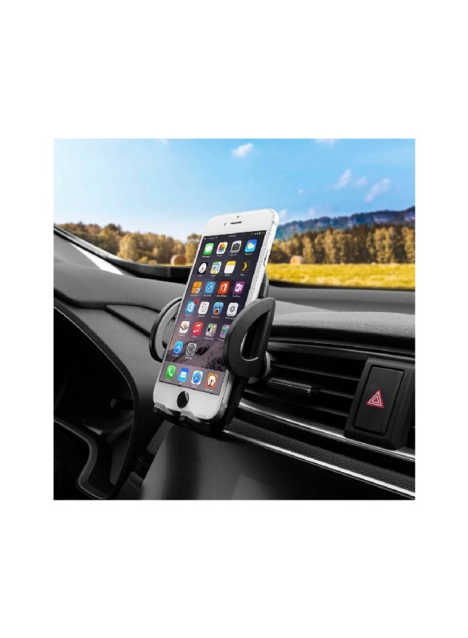WAGAN Sturdy and Durable ABS Universal Car Air Vent Mount Phone Holder Black 2137 - Image 4