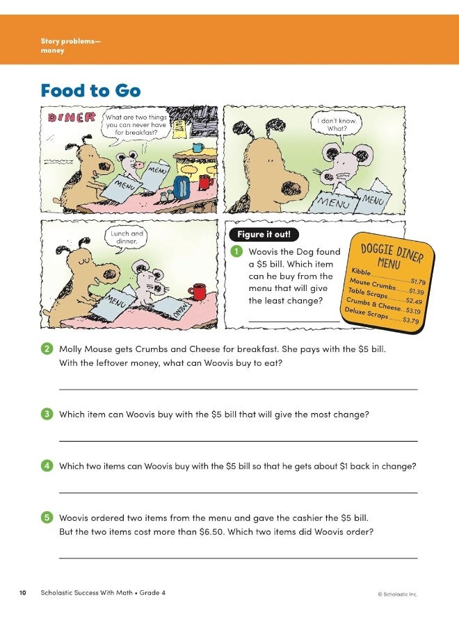 Scholastic Success with Math Grade 4 Workbook - Image 5