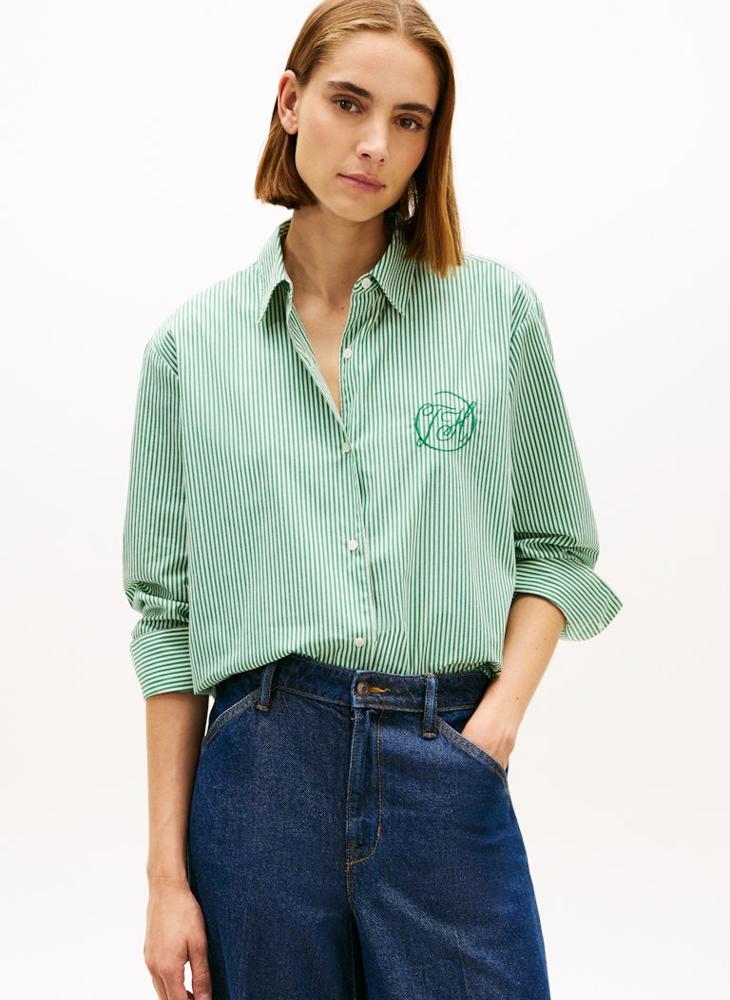 TOMMY HILFIGER Striped Long Sleeve Shirt - Image 4