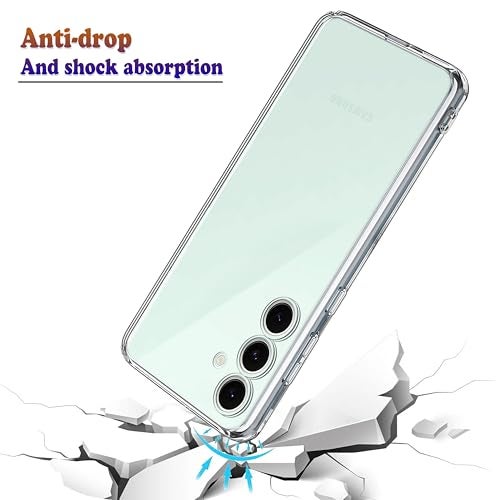 Plus Clear Soft Transparent TPU Back Cover with Camera Protection for Samsung Galaxy S24 FE 5G - Transparent - Image 4
